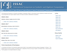 Tablet Screenshot of issac-conference.org